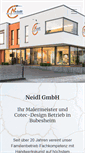Mobile Screenshot of maler-neidl.de